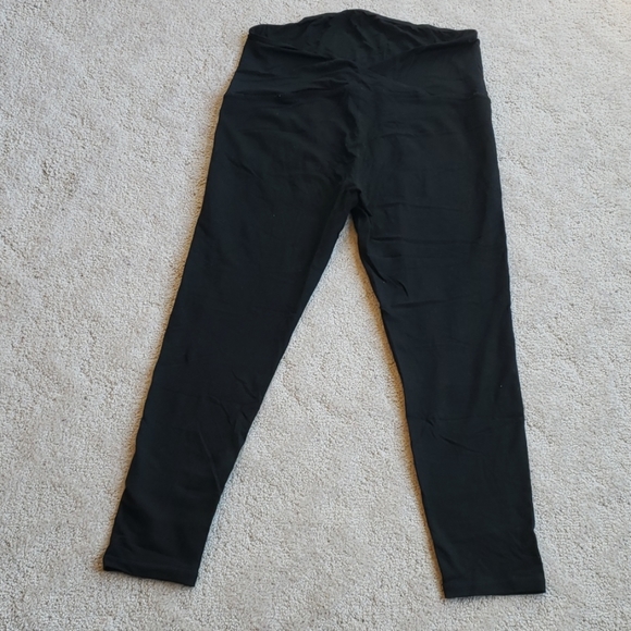 Maternity Black Leggings - Picture 2 of 3